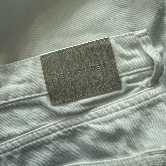 NWOT Women's Free People Stride White High Waist Baggy Denim Jeans Size 30 - Picture 5 of 9